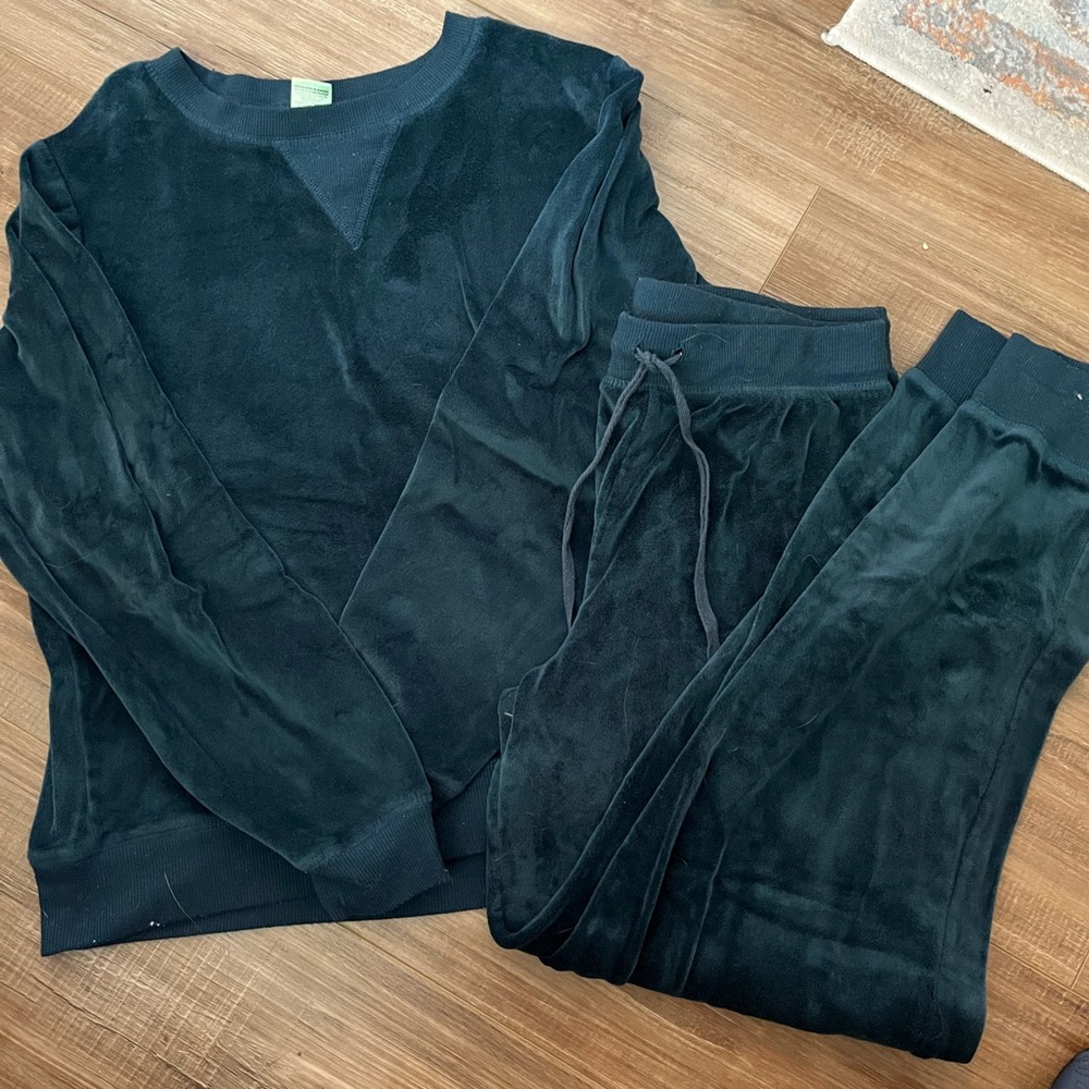 Honeydew Intimates Blue/Teal Sweatshirt & Jogger Set